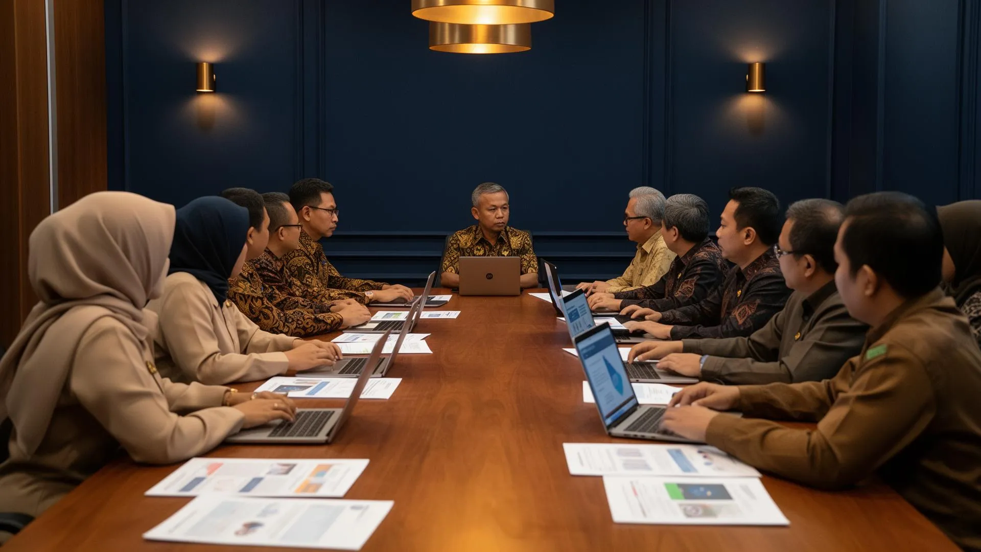 Coordination meeting between Indonesian institutional partners.