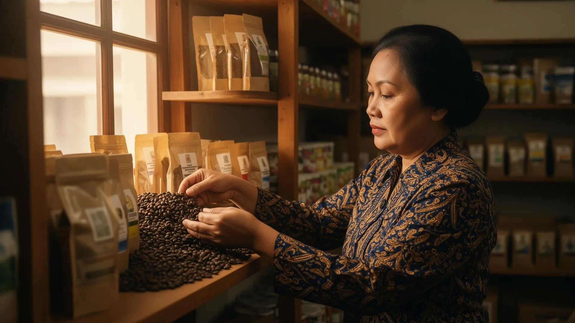 Pelaku UMKM menyiapkan produk untuk akses pasar yang berkelanjutan.